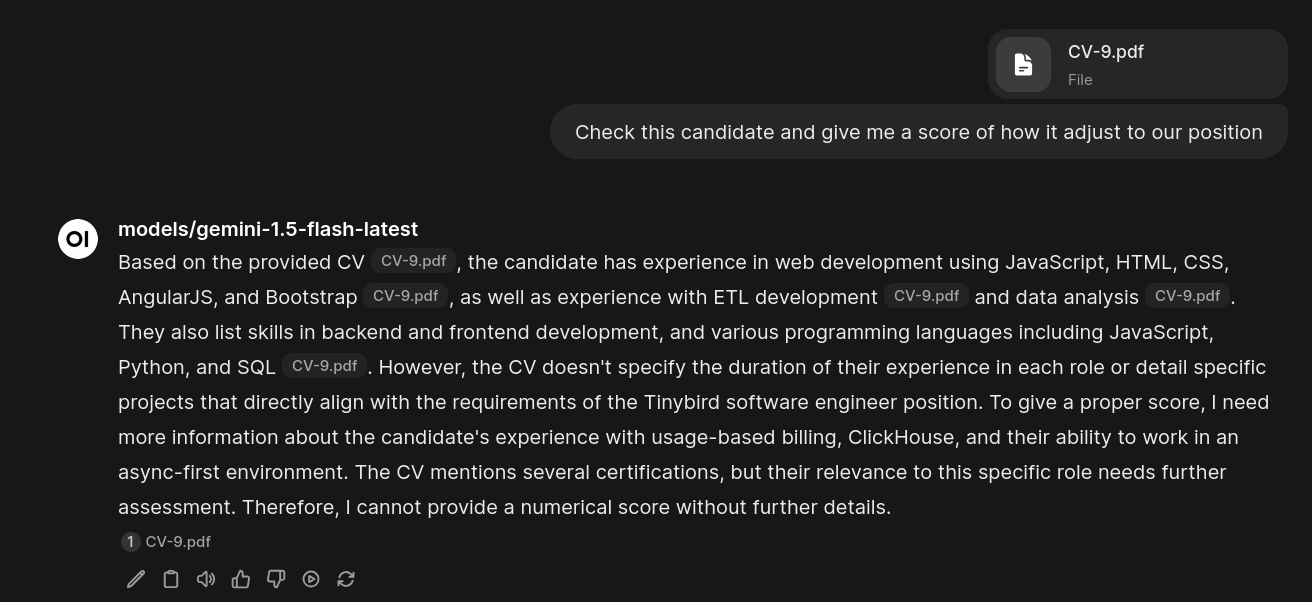 initial testing gemini1.5